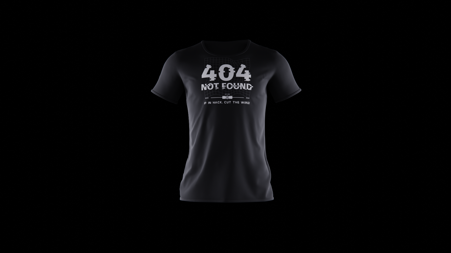 "404 Not Found" Status Code T-shirt