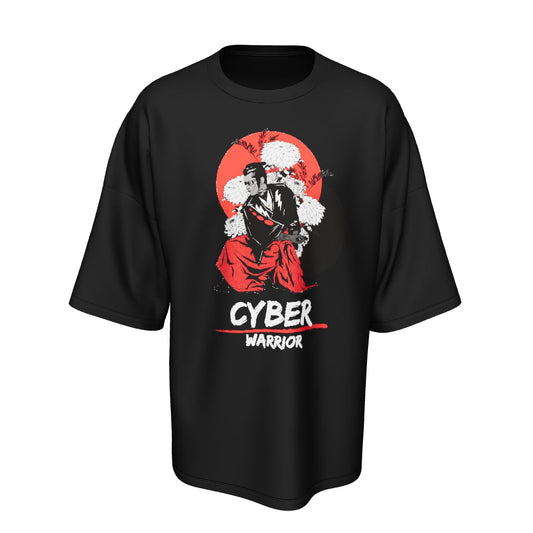 Cyber Warrior Samurai Edition (Black T-shirt)