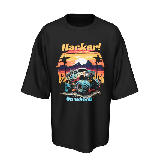 Hacker On Wheels T-Shirt For Car Lovers